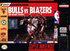 Bulls Vs Blazers and the NBA Playoffs - (CIBA) (Super Nintendo)