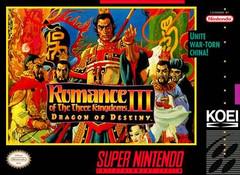 Romance of the Three Kingdoms III Dragon of Destiny - (LSA) (Super Nintendo)