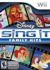 Disney Sing It: Family Hits - (CIBAA) (Wii)