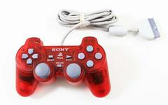 Clear Red Dual Shock Controller - (LSA) (Playstation)
