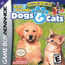 Paws and Claws Dogs and Cats Best Friends - (LSAA) (GameBoy Advance)