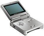 Platinum Gameboy Advance SP - (LSBA) (GameBoy Advance)