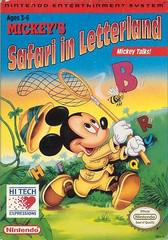 Mickey's Safari in Letterland - (CIBBA) (NES)