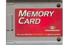 Performance Memory Card - (LSA) (Nintendo 64)