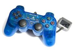 Clear Blue Dual Shock Controller - (LSAA) (Playstation)