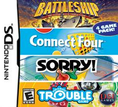 Battleship / Connect Four / Sorry / Trouble - (LSA) (Nintendo DS)