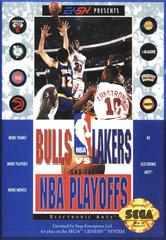 Bulls vs Lakers and the NBA Playoffs - (LSAA) (Sega Genesis)