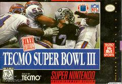 Tecmo Super Bowl III - (LSA) (Super Nintendo)